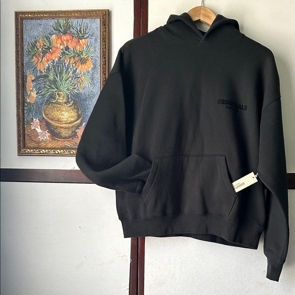 Essentials Charcoal Hoodie